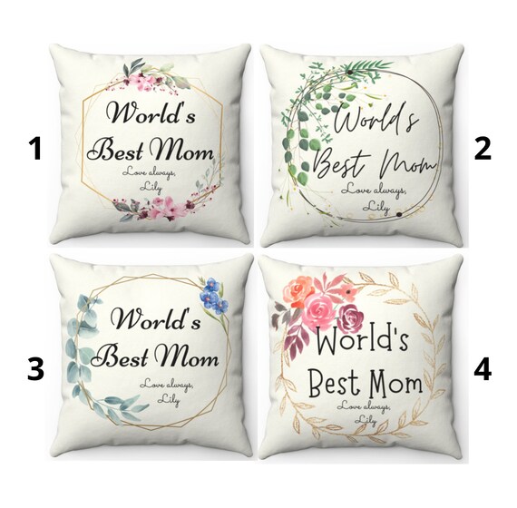 Personalized Mothers Day Pillow Birthday Gift for Mom Mothers Etsy