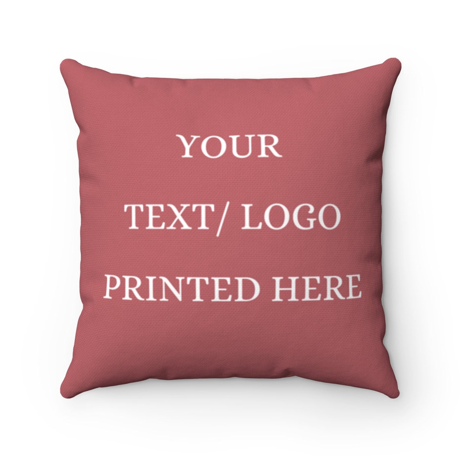 CUSTOM Text Throw Pillow Personalized Pillow Cover Custom Etsy