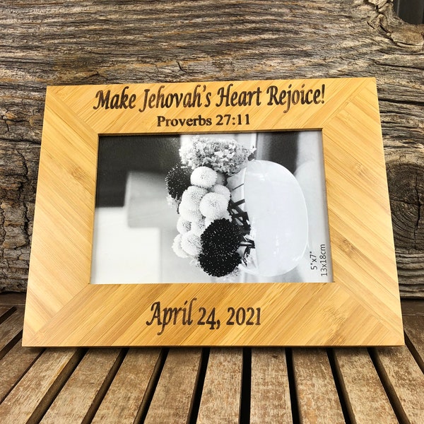 Picture Frame, Personalized Picture Frame, Wedding Gift, Wedding Picture Frame, Rustic Picture Frame, Custom Picture Frame, Engraved Frame
