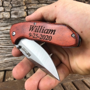 personalized Knife, Groomsman Knife, Groomsmen gift knife, Knife Boyfriend gift, Groomsmen Knives, Pocket Knife, Groomsman Gift, Anniversary