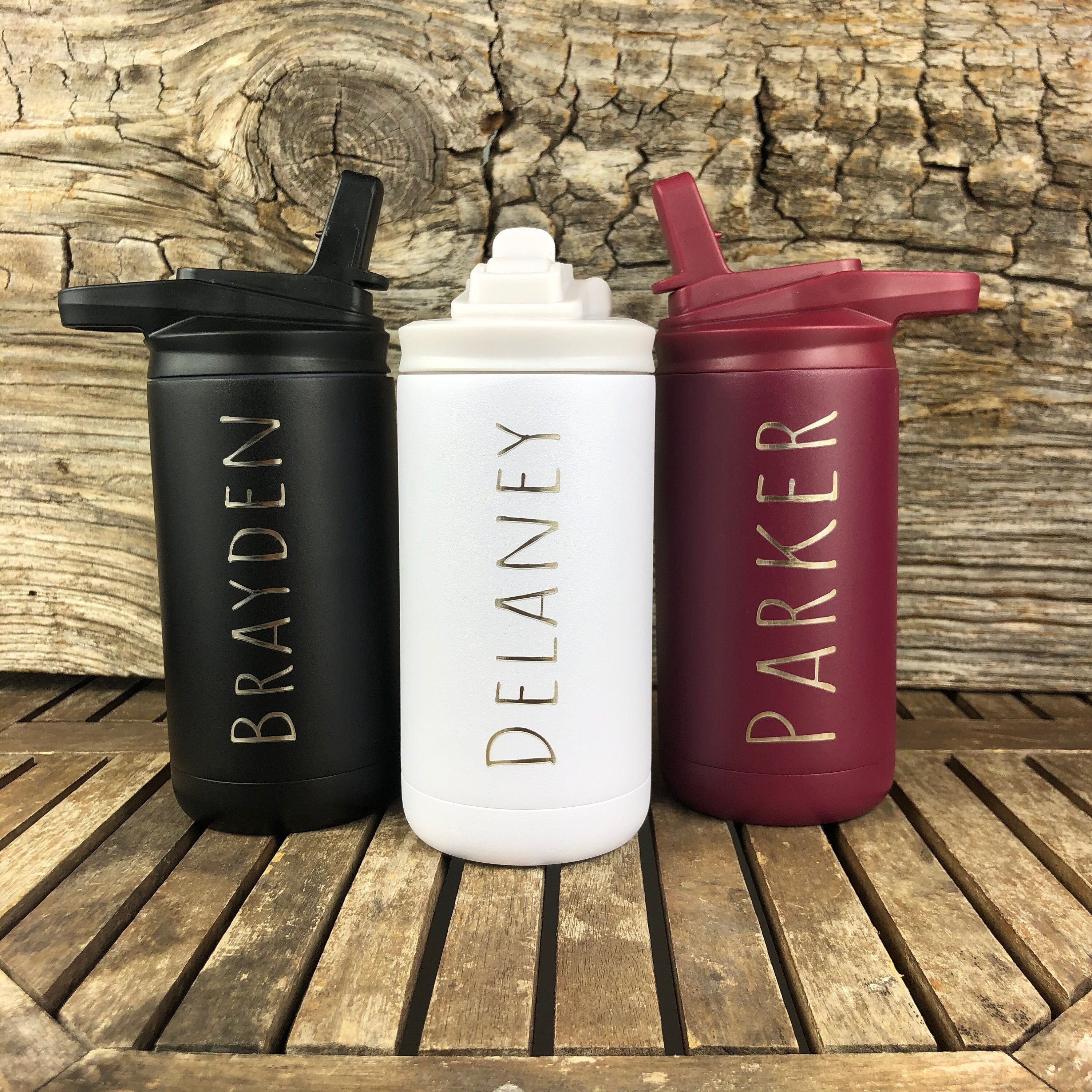 Personalized Kids Water Bottle With Straw, Back to School, 12 Oz ...