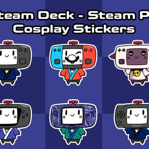 Steam Deck - Valve Steam Pal Cosplay Stickers