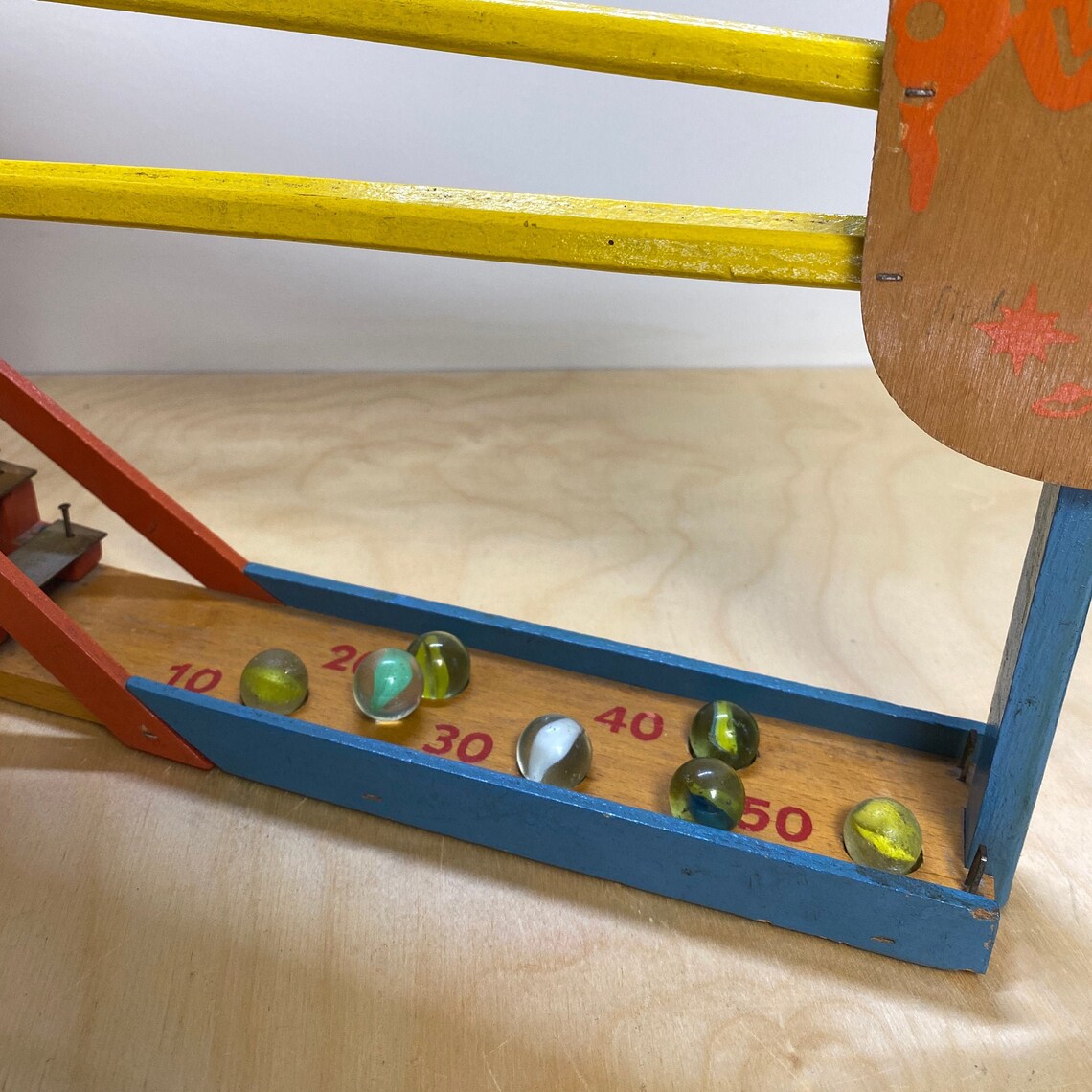 Marble Run Toy vintage wooden toy decoration children Etsy