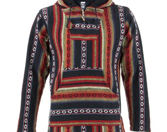 woven pullover hoodie