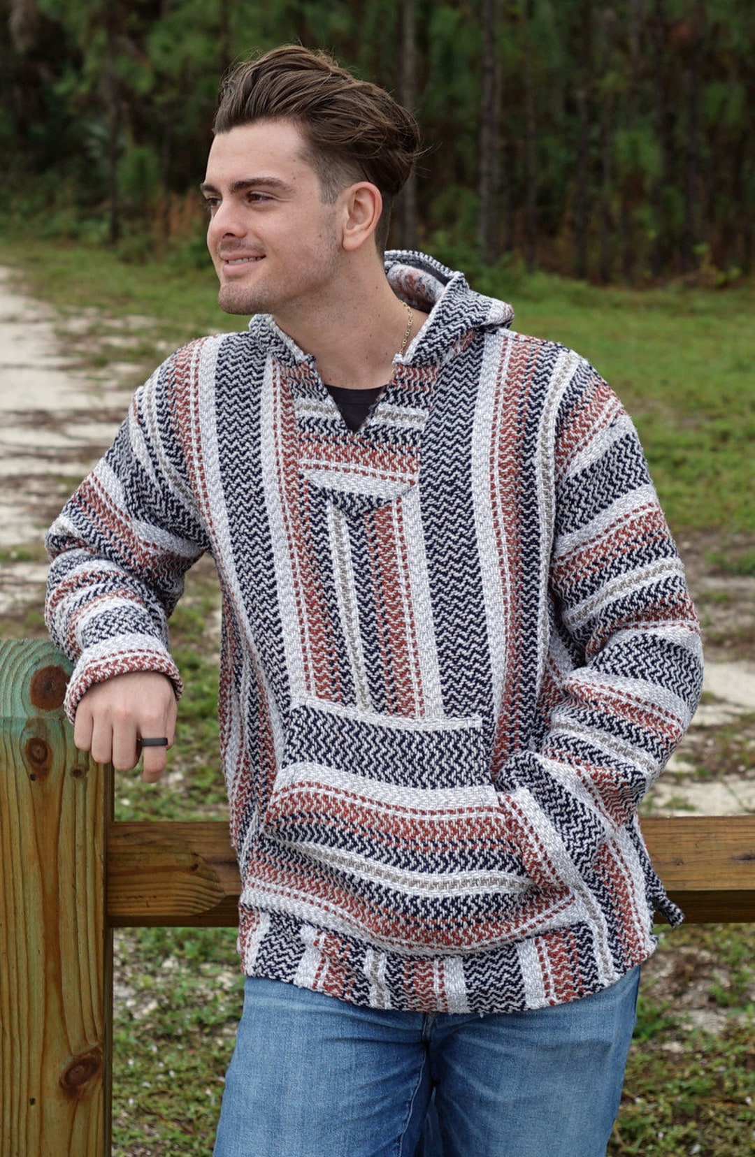 Baja Joe Mexican HOODIE RUST - Etsy Canada