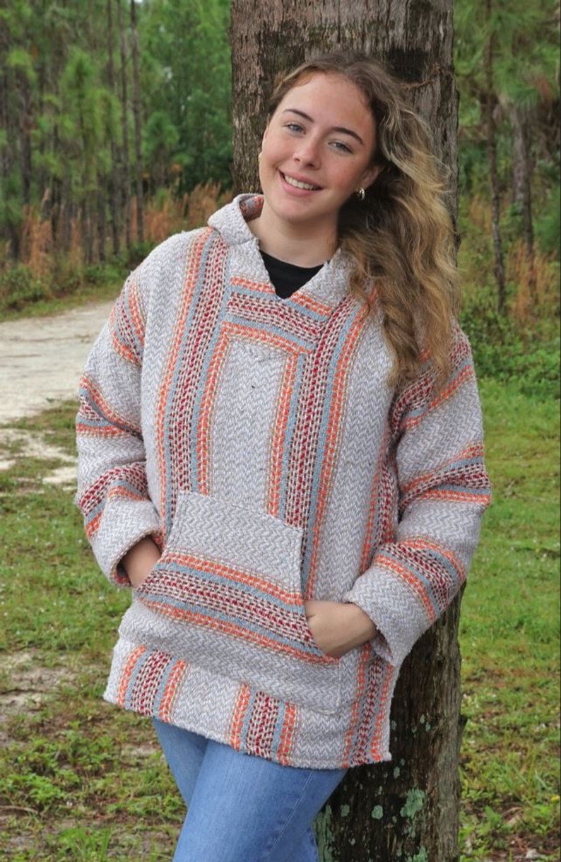 Baja Joe Mexican HOODIE PASTEL CAYENNE Etsy