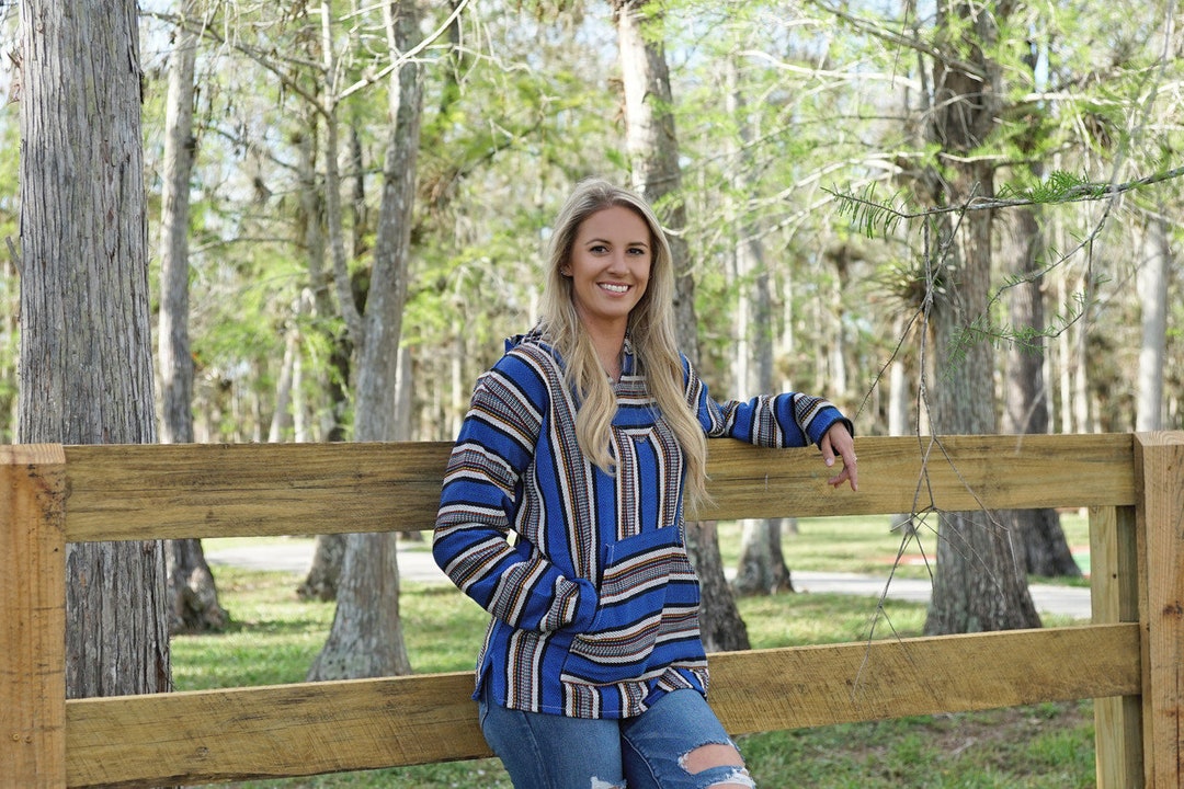 Baja Joe Hoodie Cotton Blend Durango Etsy