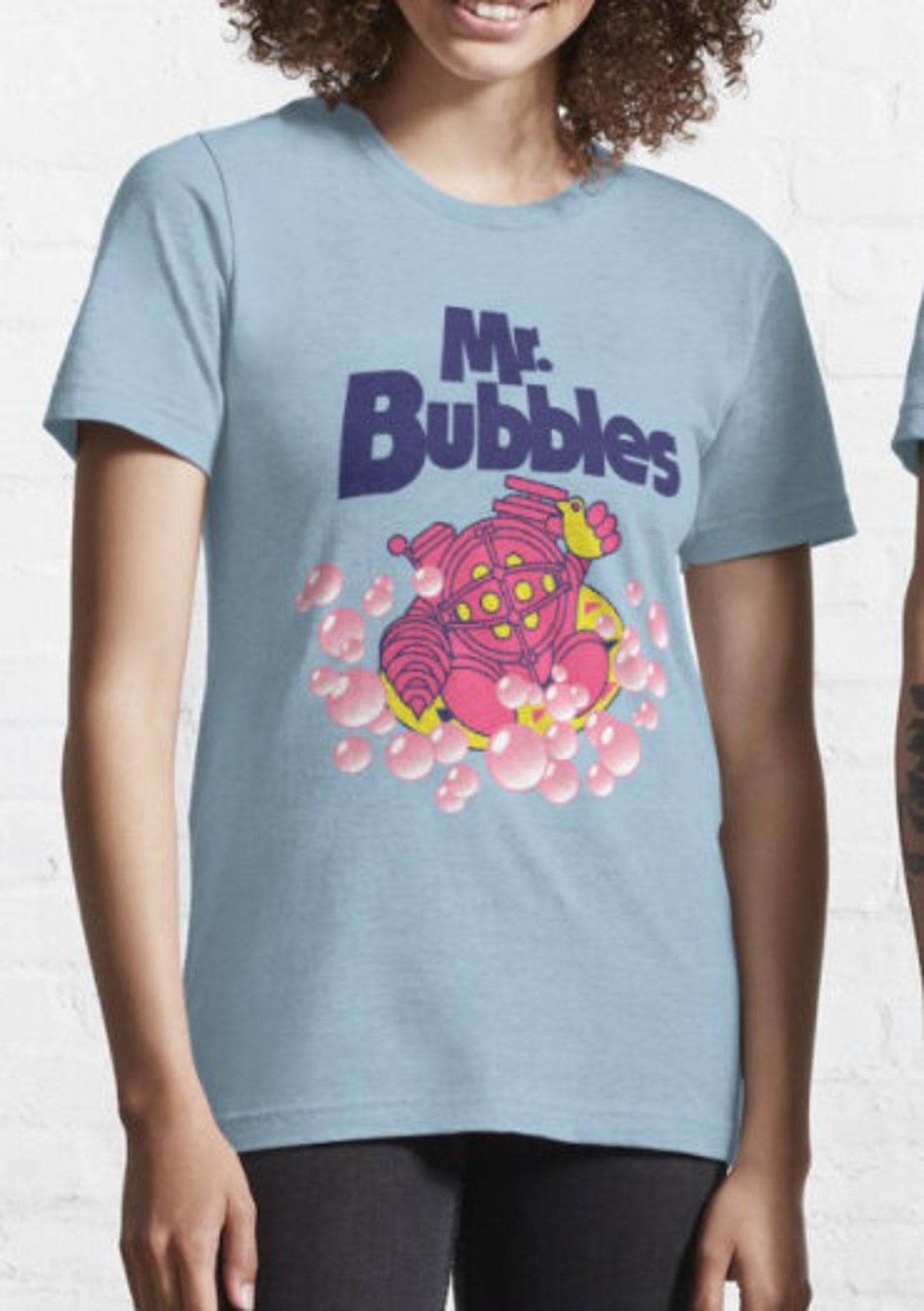 Mr. Bubbles Essential TShirt Etsy