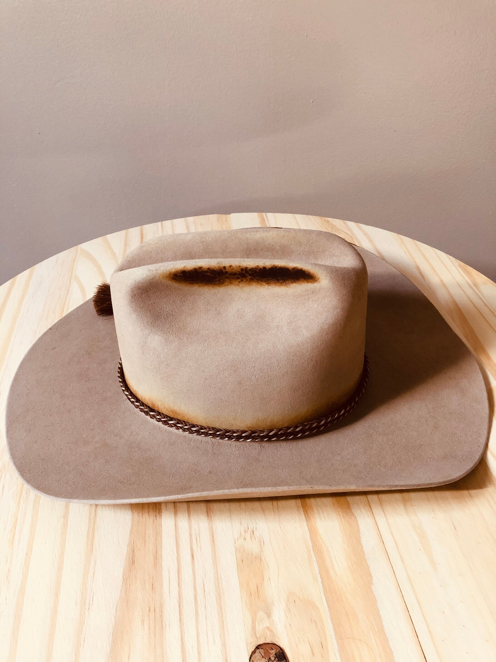 Hand made beaver cowboy hat Etsy