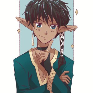 DnD Character OC Portrait Anime Commission