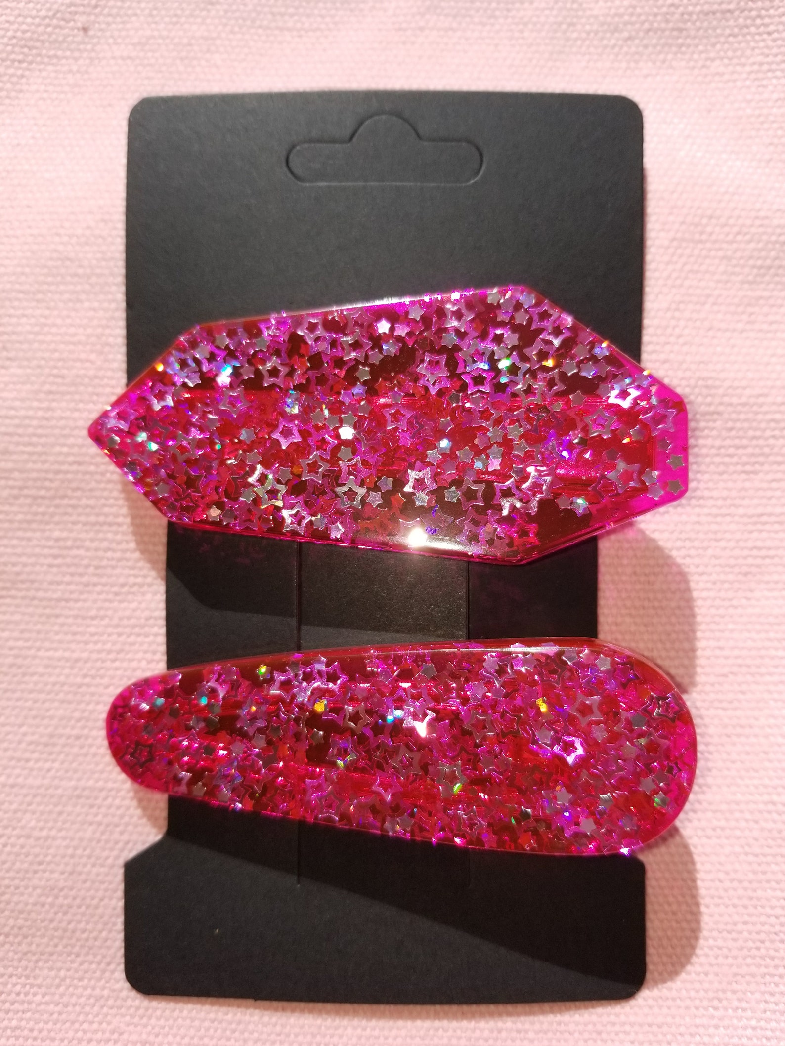 Handmade Resin Barrettes Etsy