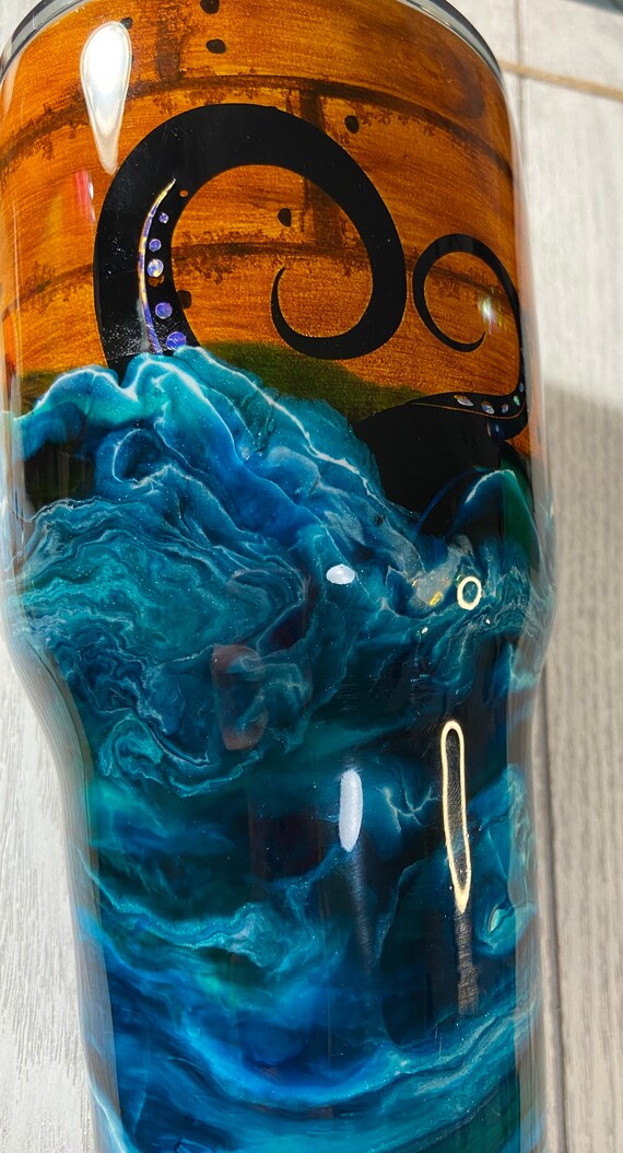 Custom Kraken Tumbler Made to Order Etsy