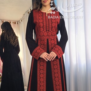 Palestinian thobe online cheap