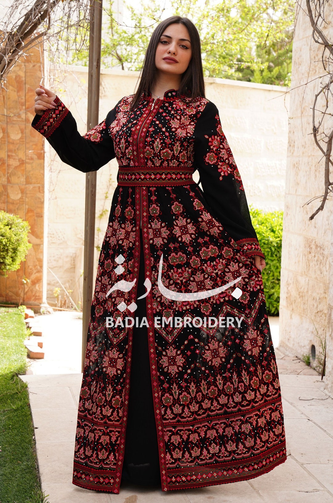 Elegant Palestinian Jordanian Thobe Dress / Palestineian - Etsy