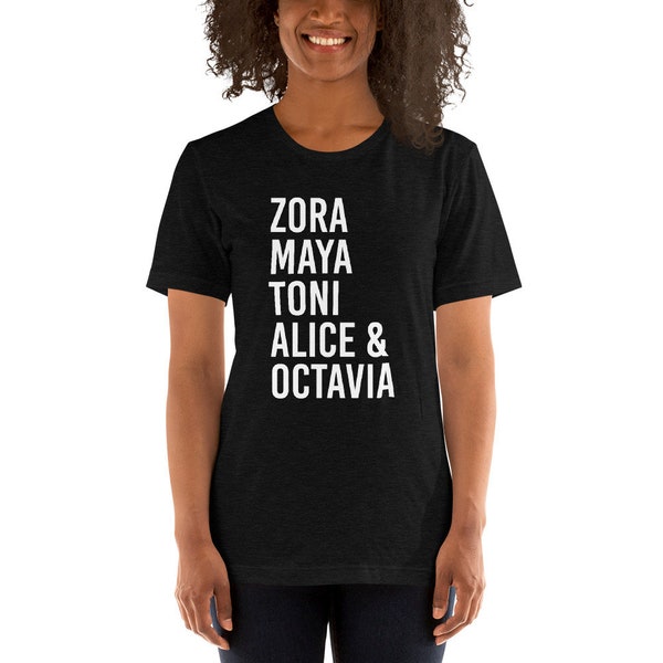 Black Women Writers T-Shirt, Zwarte Literatuur, Zwarte Schrijvers, Black Girl Magic, Zwarte Geschiedenis, Zora, Maya, Toni, Alice, Octavia
