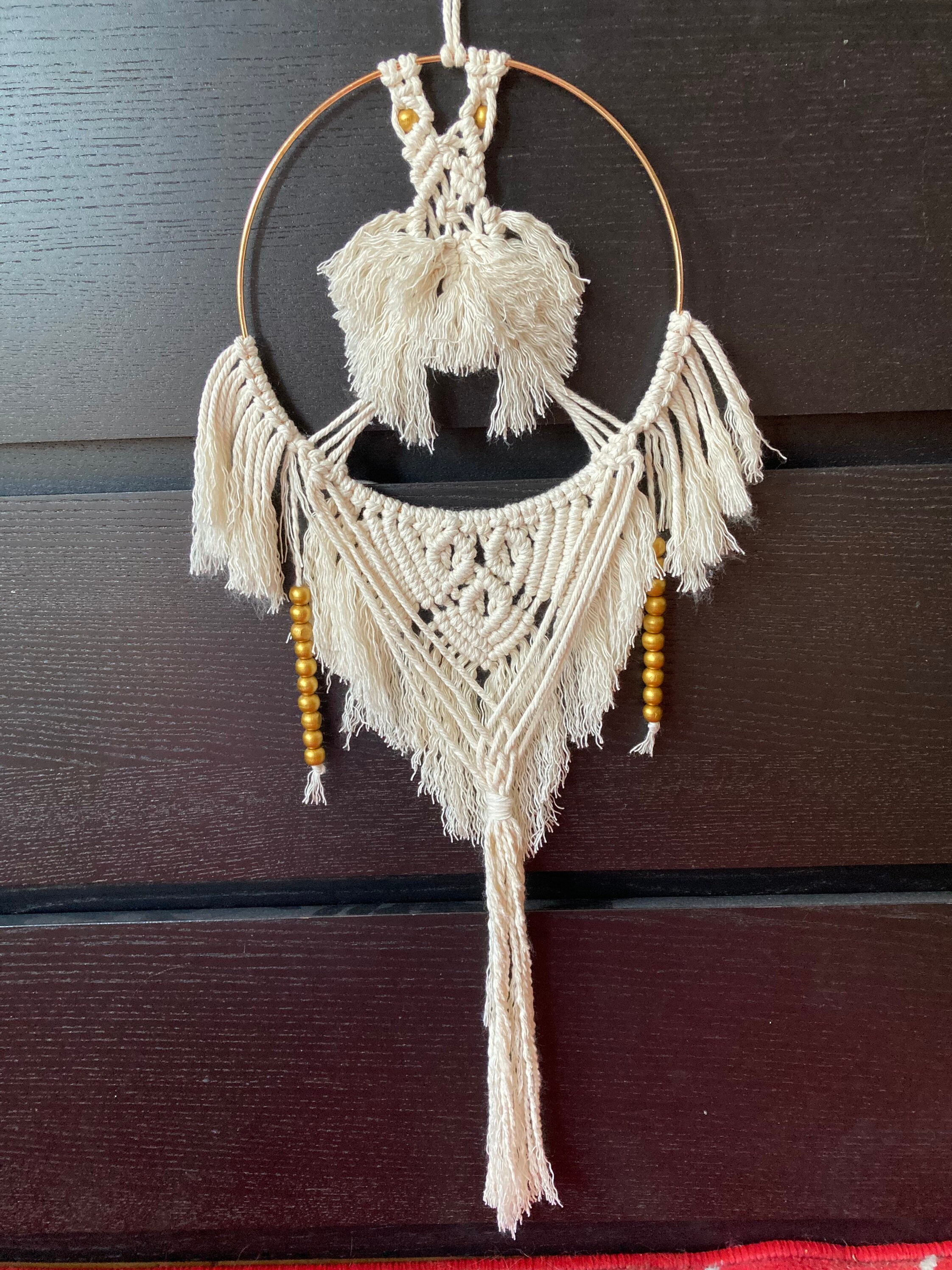 Attrape Reve Coton et Perles