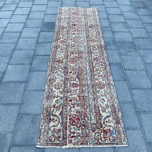 70 x 230 cm, Patchwork Teppich, Läufer, Teppichläufer, Türkischer Teppich, Vintage Teppich, Küchenteppich, Orientteppich, Handgemachter Wollteppich