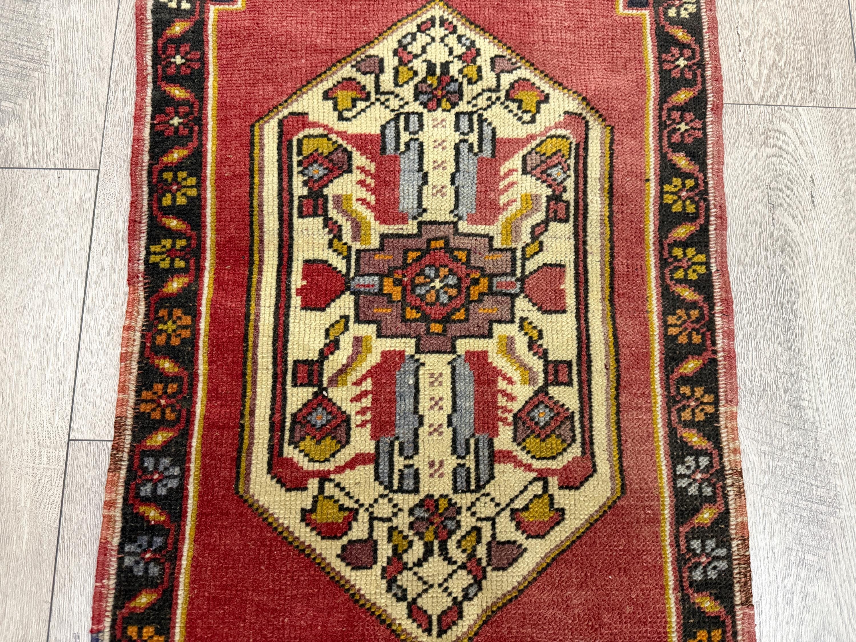 2x4 Small Rug, 2x4 Pink Rug, 2x4 Vintage Rug, 2x4 Turkish Rug, 2x4 Mini ...