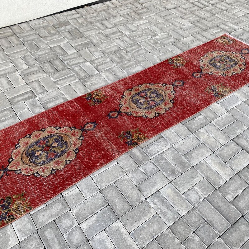 Red Rug Runner - Etsy