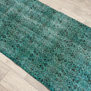 3x6 Turquoise Rug, 3x6 Turkish Rug, 3x6 Vintage Rug, 3x6 Oushak Rug ...