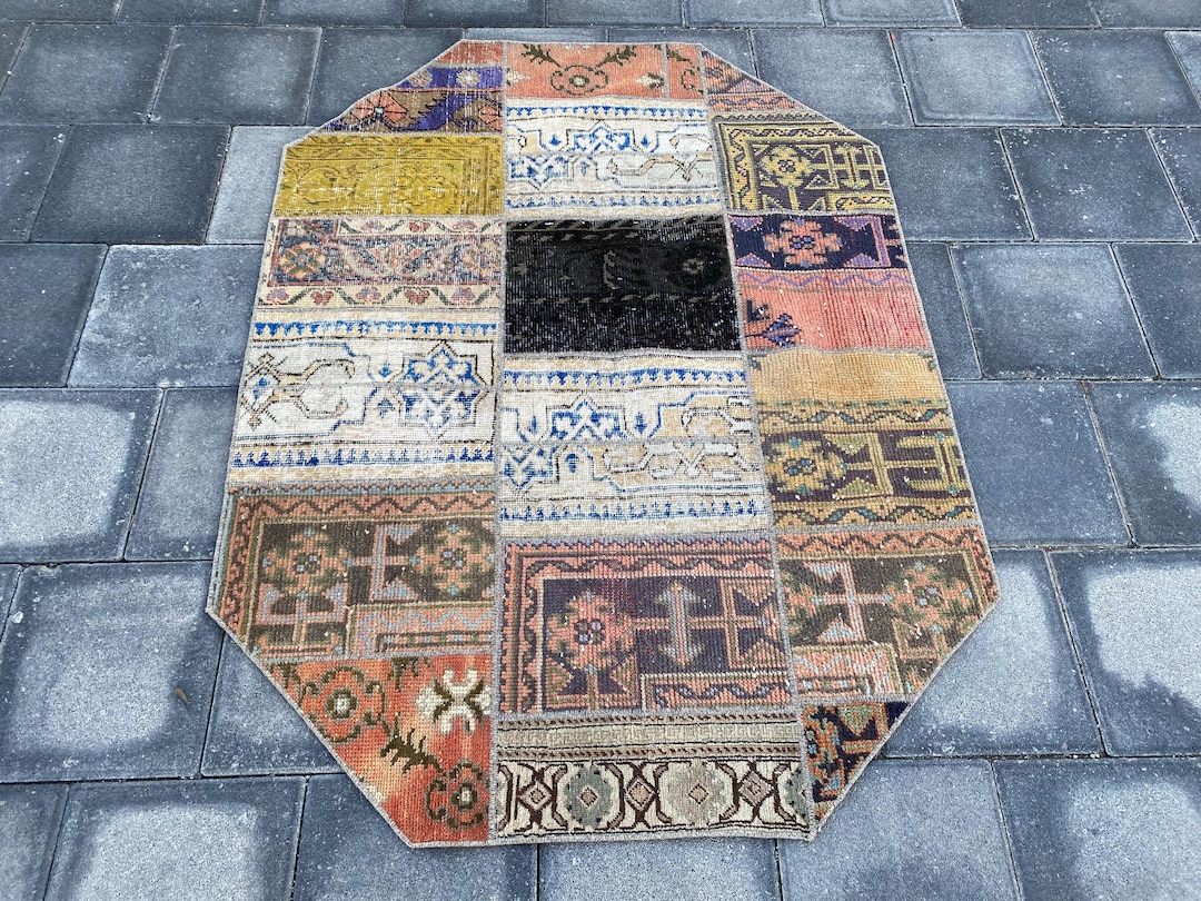 4x5 Oval Rug, 4x5 Turkish Rug, 4x5 Vintage Rug, 4x5 Area Rug, 4x5 ...
