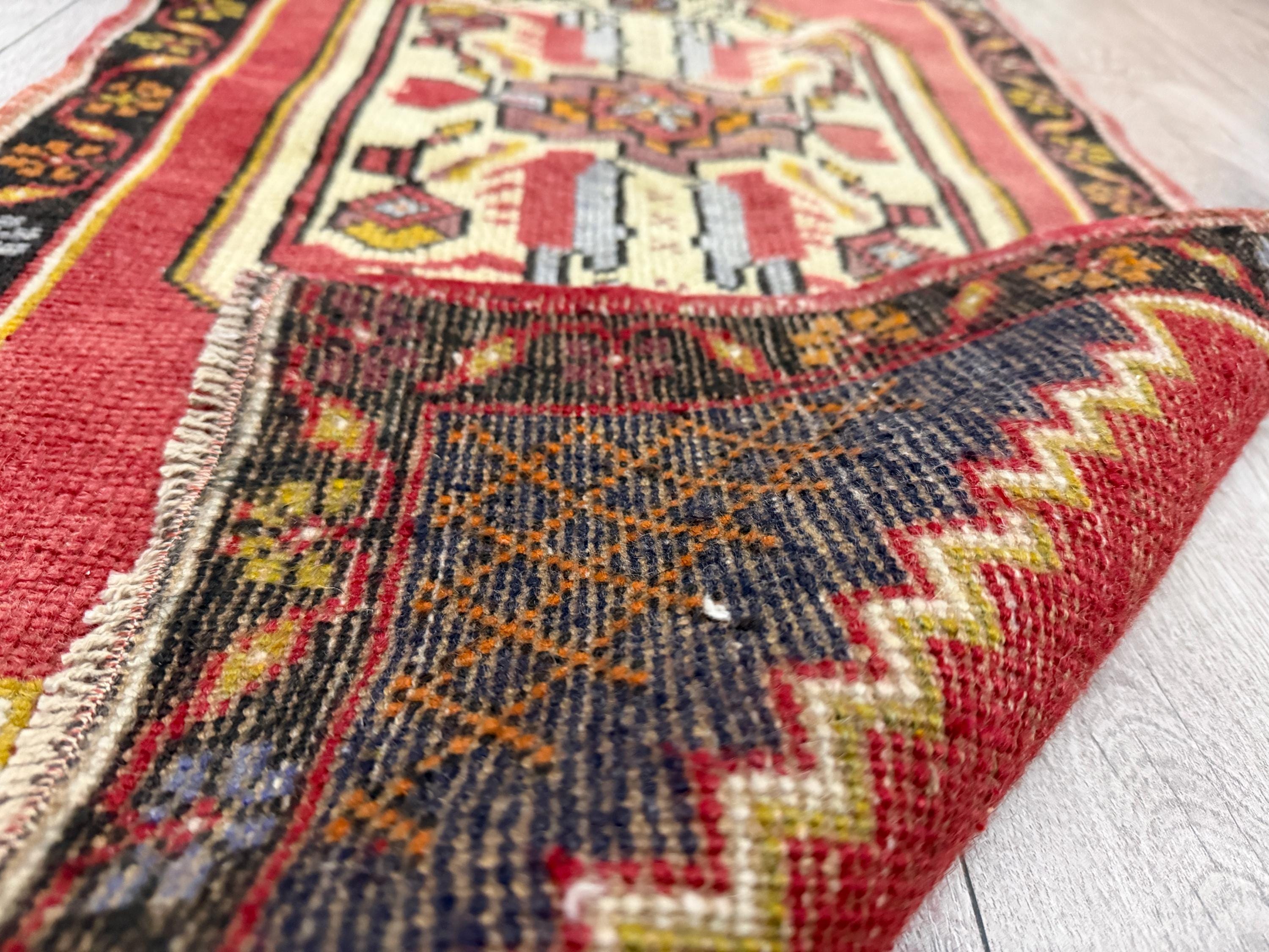 2x4 Small Rug, 2x4 Pink Rug, 2x4 Vintage Rug, 2x4 Turkish Rug, 2x4 Mini ...