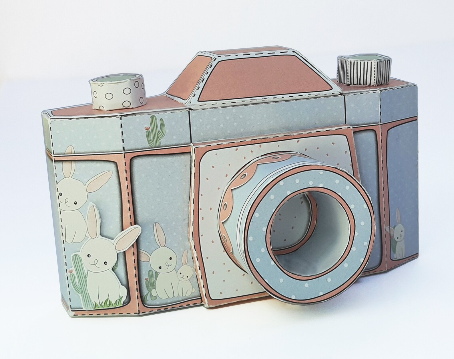 DIY 3D Papercraft CAMERA Templates Craft Lover KIT Accessory Etsy