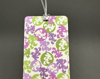 Handcrafted Vinyl Luggage Tag | Backpack ID Tag