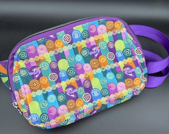 Jewel tone Imagination Dragon cross body/fannypack