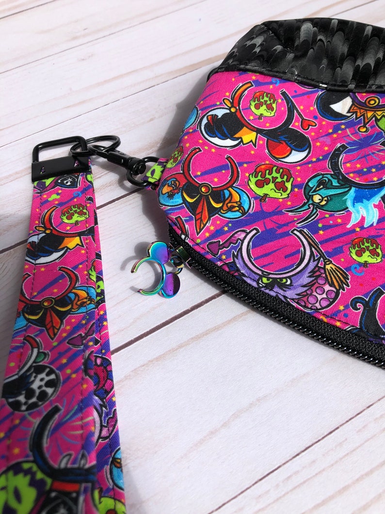 Villain Inspired Headband Clematis Wristlet
