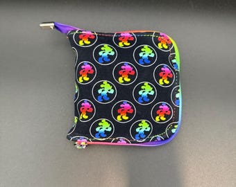 Rainbow Running Mouse, post race, snack collection bag