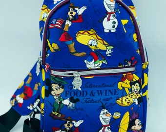 Food & Wine Festival Retro Sling Bag