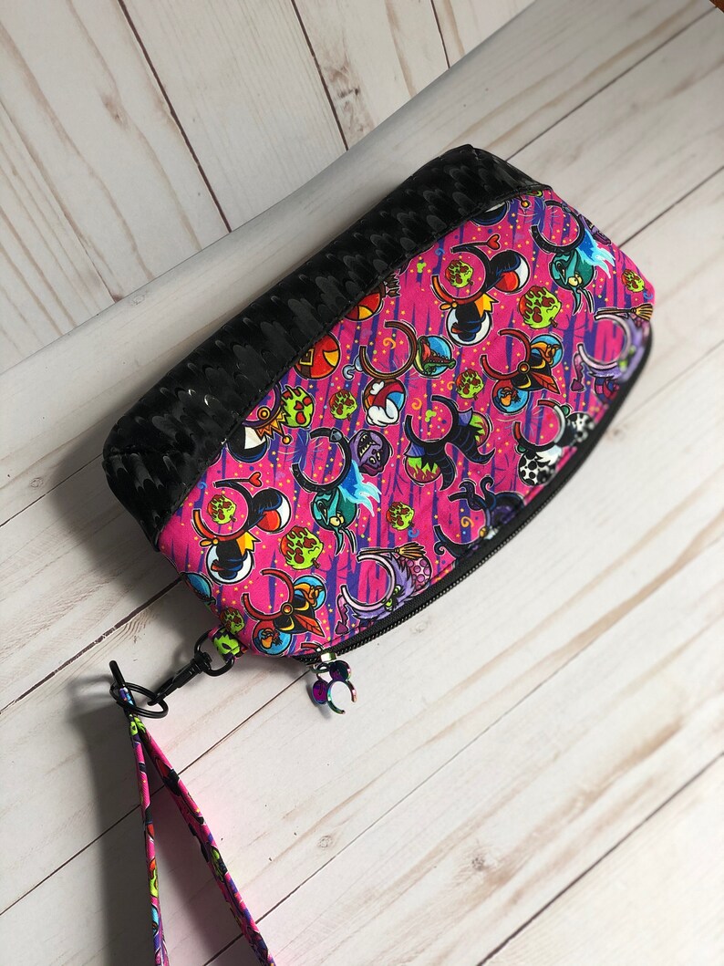 Villain Inspired Headband Clematis Wristlet