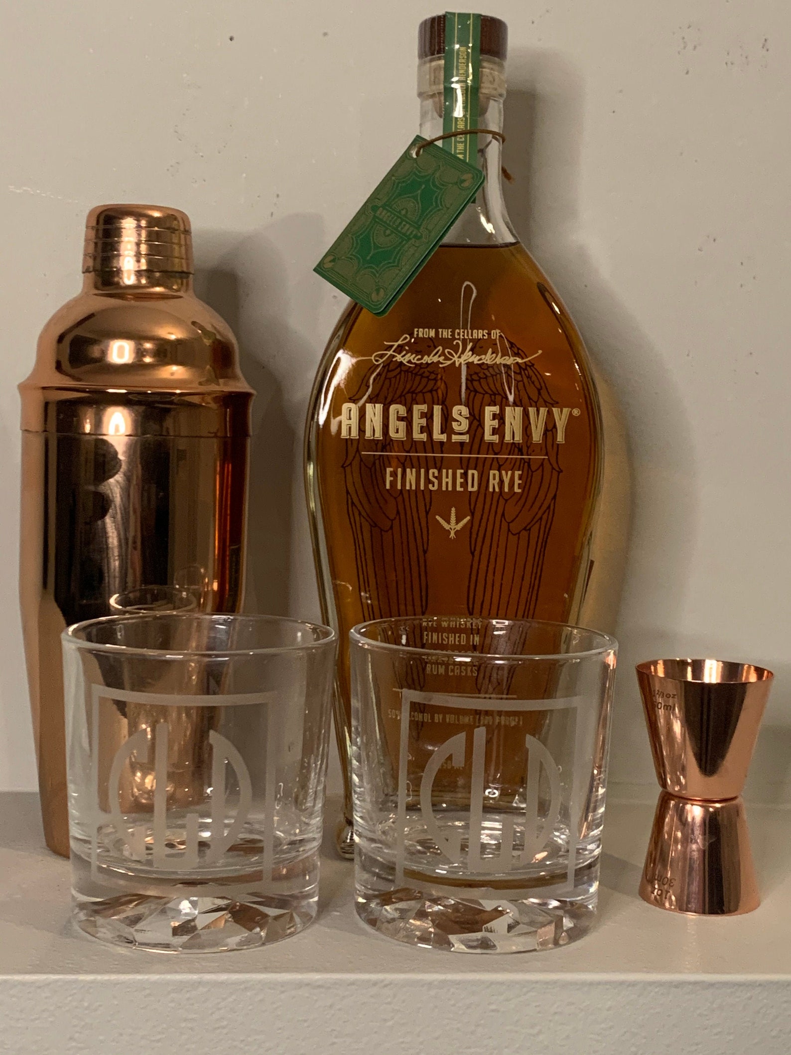 Custom Bourbon Glass Etsy