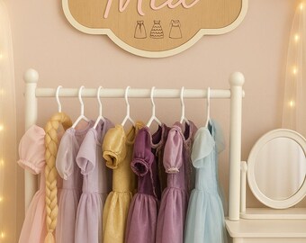 Personalized "Styled by [Name]" Wooden Sign - Dress-Up Playroom Decor