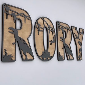 Dinosaur Name Sign, Dinosaur Letters, Dinosaur Bedroom, Dinosaur Wall Decor, Dino Theme Room, Dinosaur Nursery, Dinosaur Wall Art