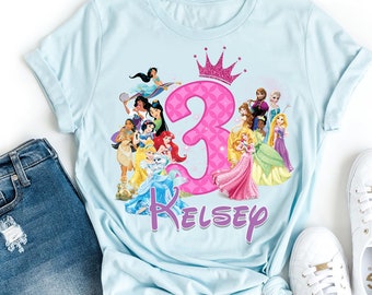 Free Free 165 Disney Princess Birthday Shirt Svg SVG PNG EPS DXF File