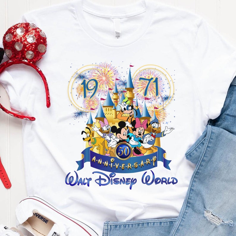 disneyworld 50th anniversary t shirts
