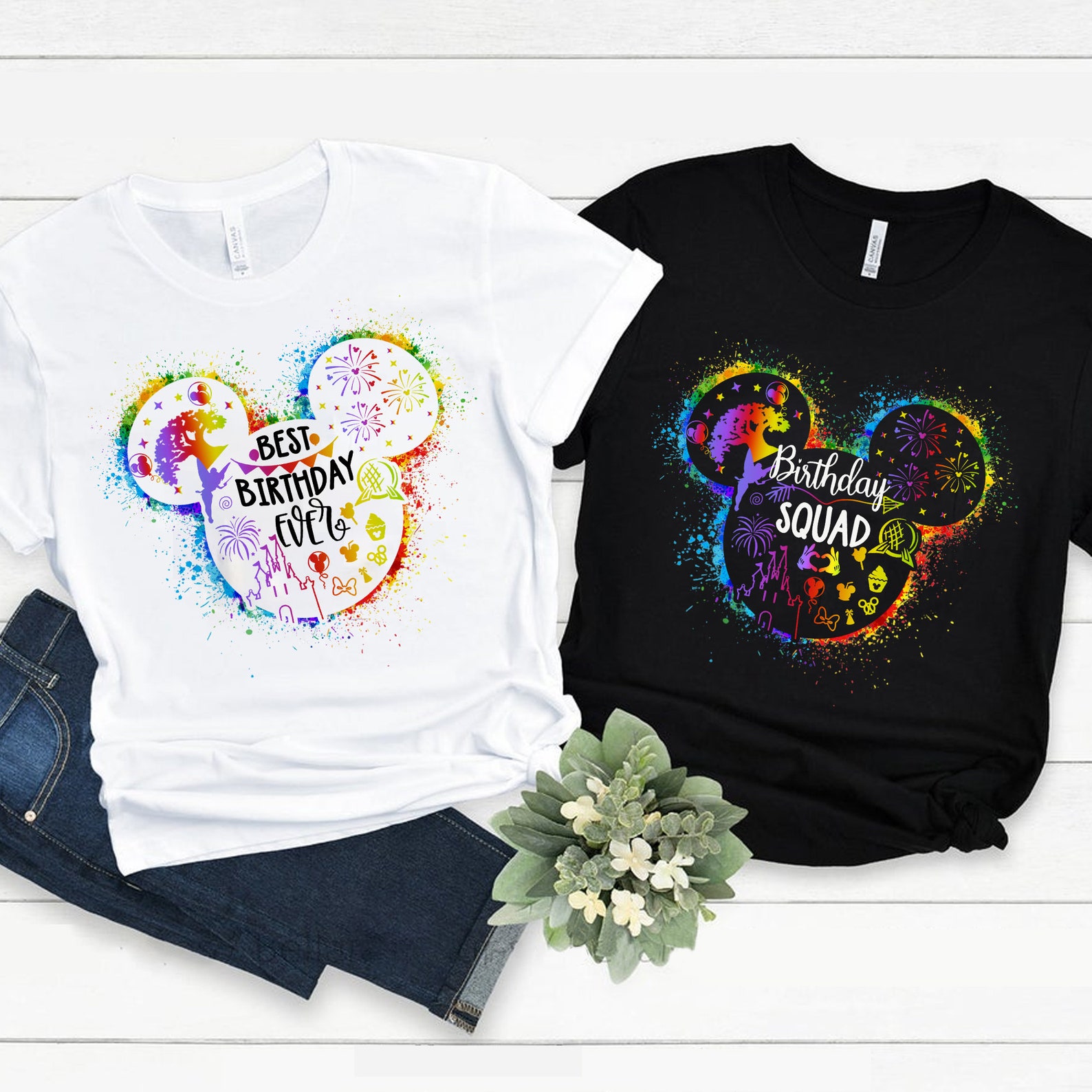 Personalized Disney birthday shirt Best birthday ever Disney Etsy