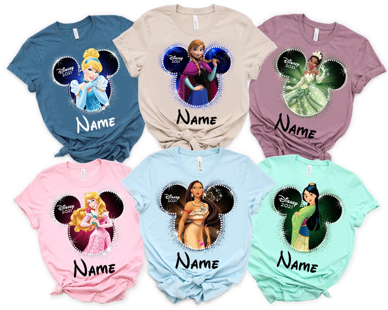 Personalized Disney Princess Shirt Cute Princess shirt Etsy