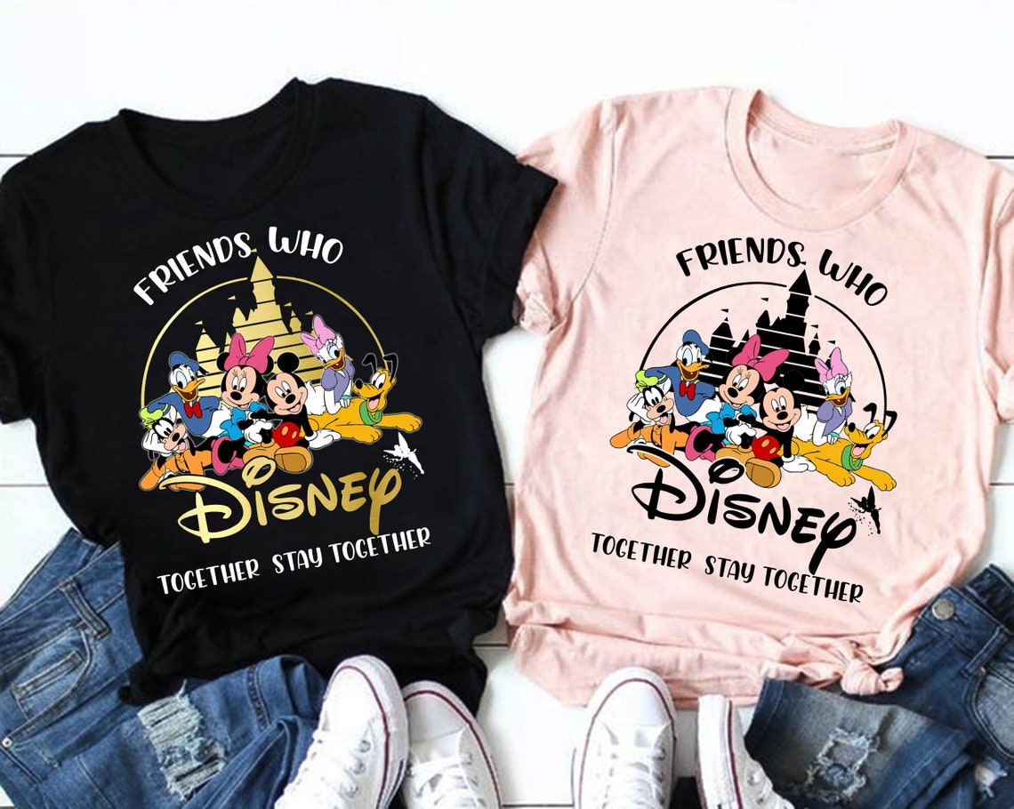 Friends Who Disney Together Tshirt Disney Group Matching Etsy