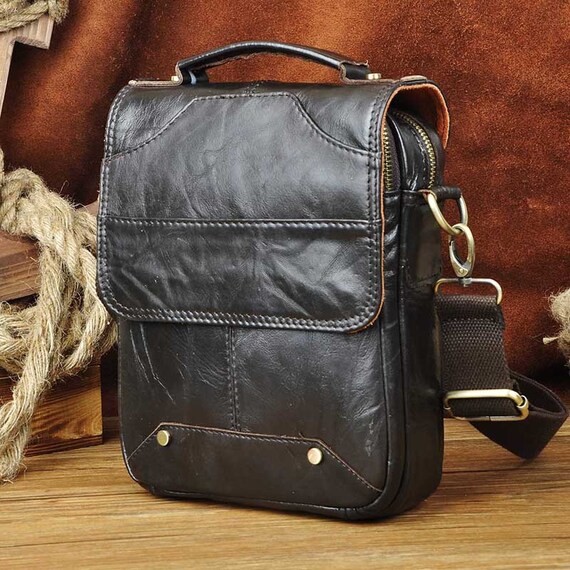 Designer Leather Crossbody Bag for Men Bags Casual Man Messenger