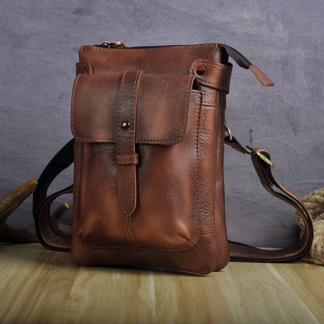 Fashion Quality Leather Multifunction Casual Waist Pack - Etsy