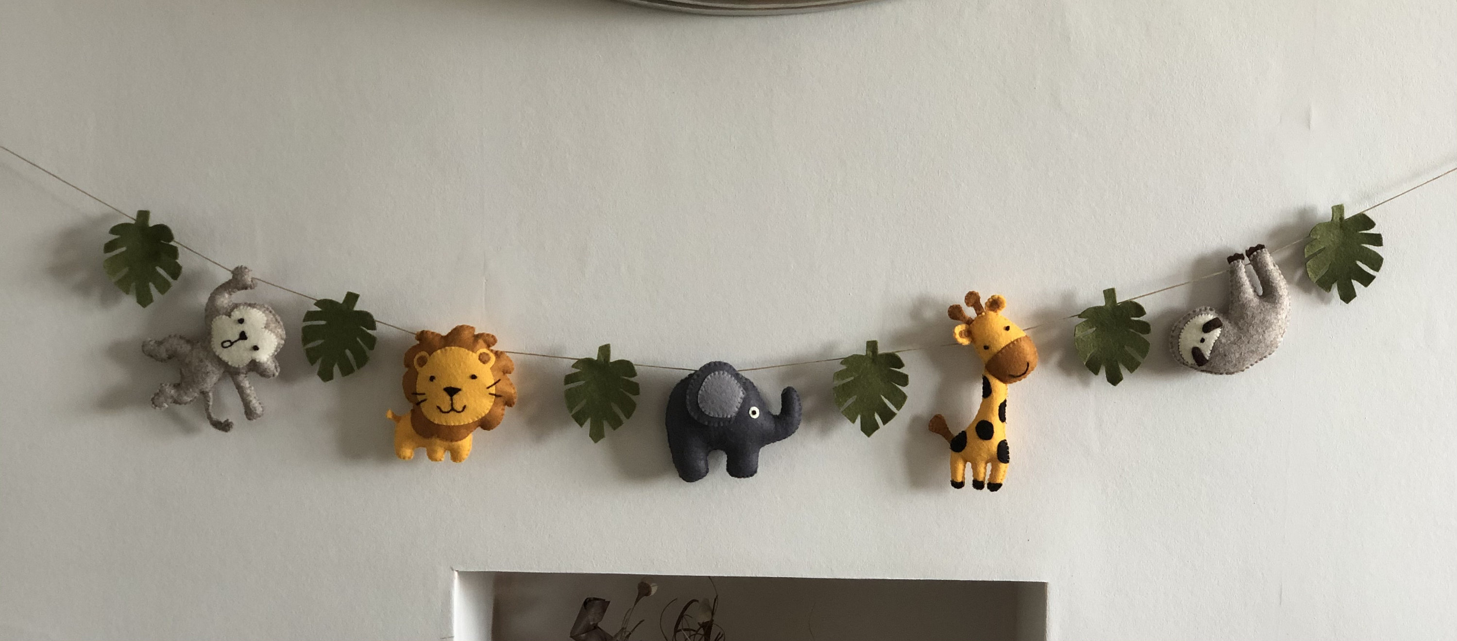 Nursery Garland Safari Garland Animal Garland Jungle Etsy UK