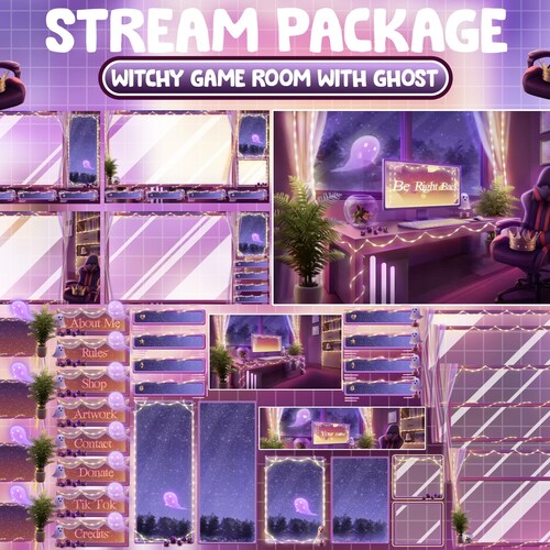 Cosy Lofi Gaming Room Stream Package for TWITCH YOUTUBE Uwu - Etsy Hong ...