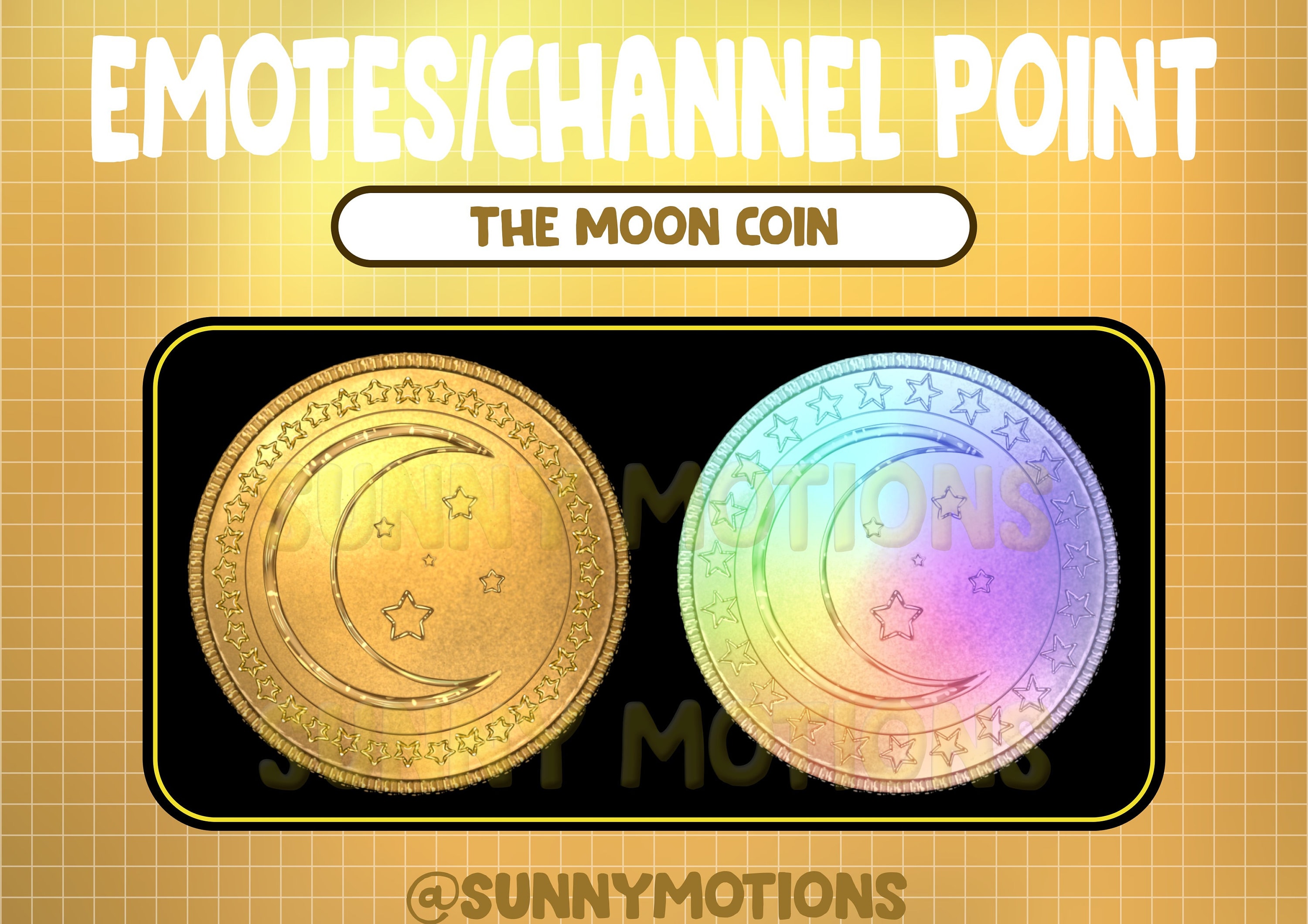 Gold Moon Coin - Etsy
