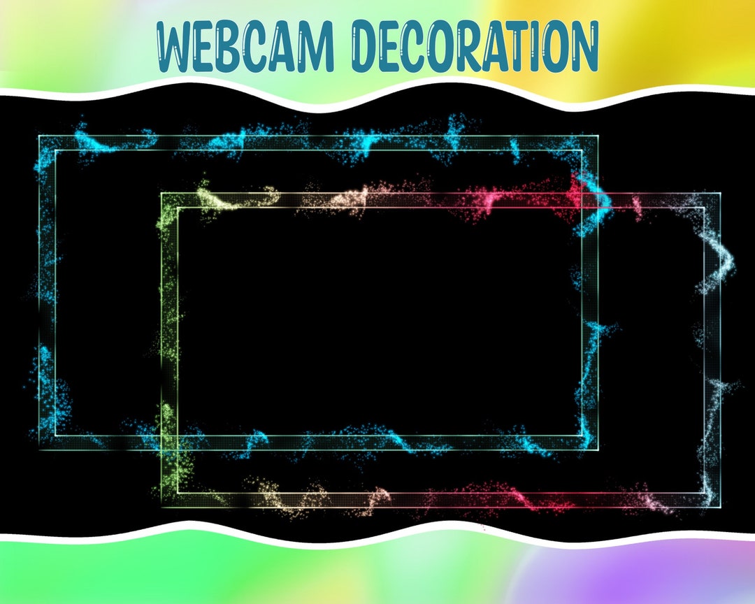 Twitch Animated Camera Overlay | ANIMATED Camera Border | Particles ...