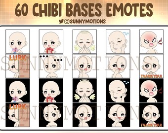 Chibi Facial Expressions Chart