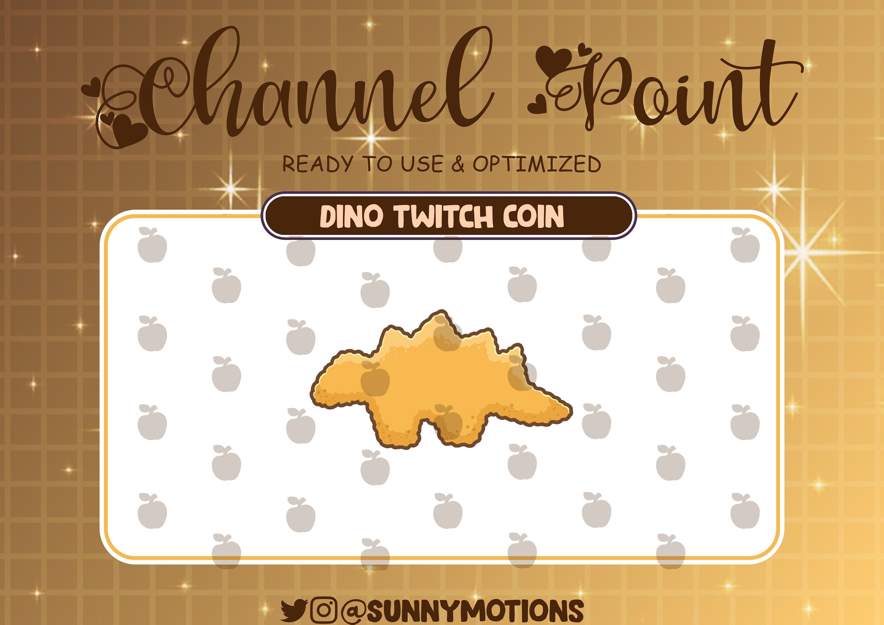 4x Cute Dinosaur, T-rex, Tyrannosauru, Monster Twitch Channel Point ...