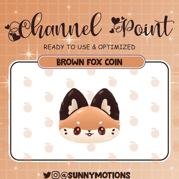 Cute Brown Fox Channel Point Redeem Twitch, Kawaii Crossing Animal Stream Emotes, Forest Discord Twitch Coin Icon, Channel Loyalty Rewards